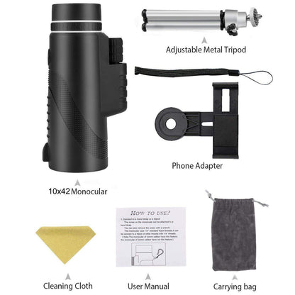 HD Vision Telescope with Smartphone Adapter