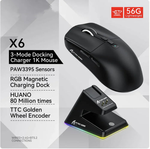 X6 Ultra-Fast Bluetooth Gaming Mouse