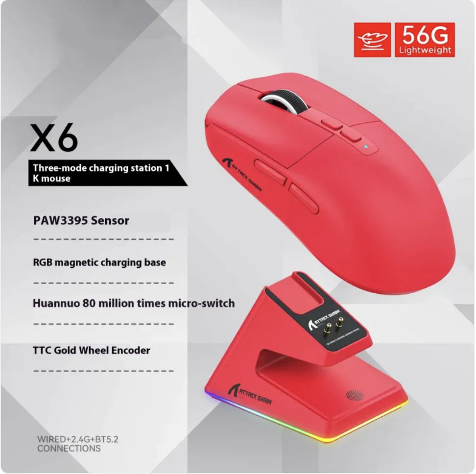 X6 Ultra-Fast Bluetooth Gaming Mouse