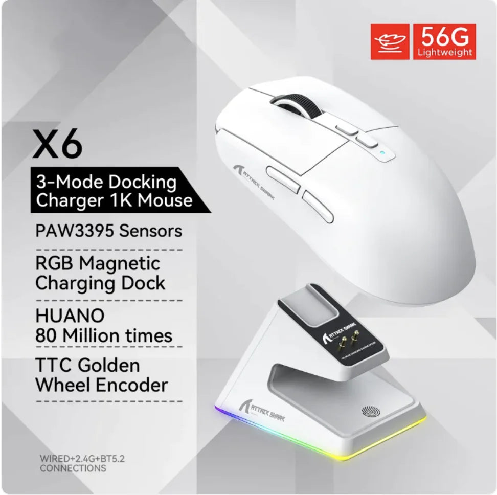 X6 Ultra-Fast Bluetooth Gaming Mouse